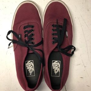 Vans authentic maroon